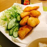 ポリ袋で汚れないささみカツ